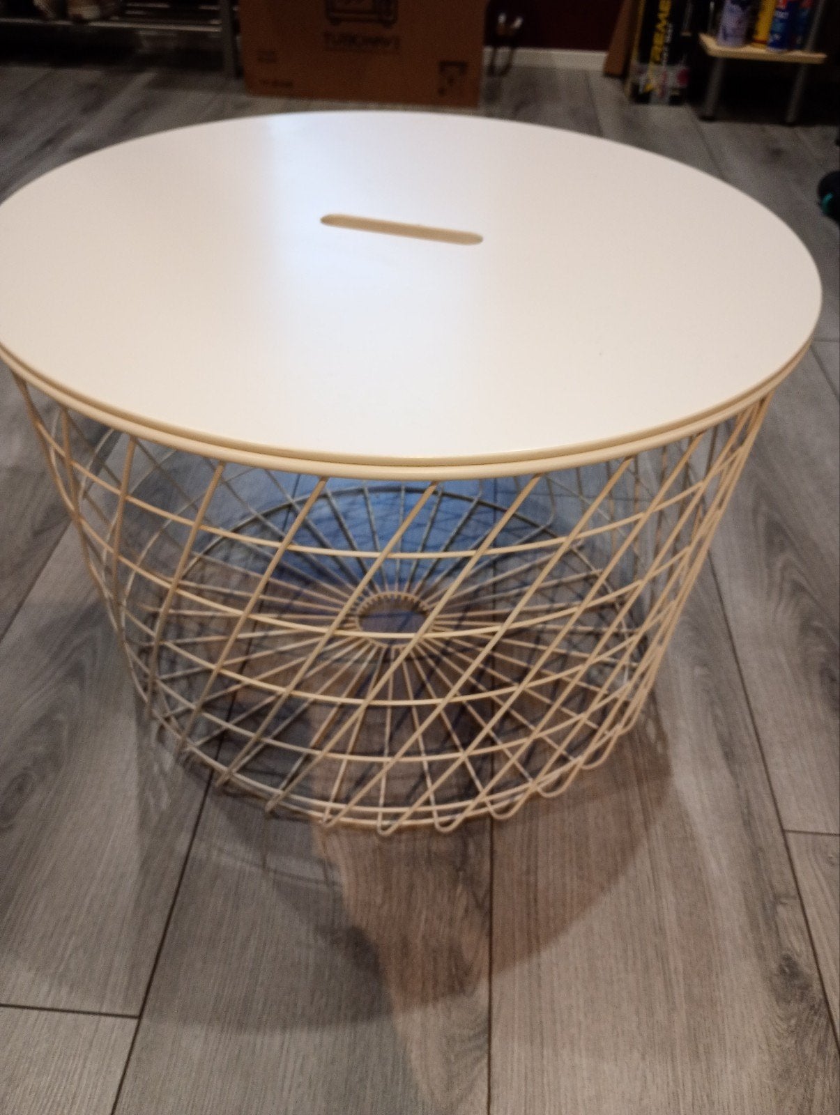 Wit bijzet/opberg tafel, Enlèvement