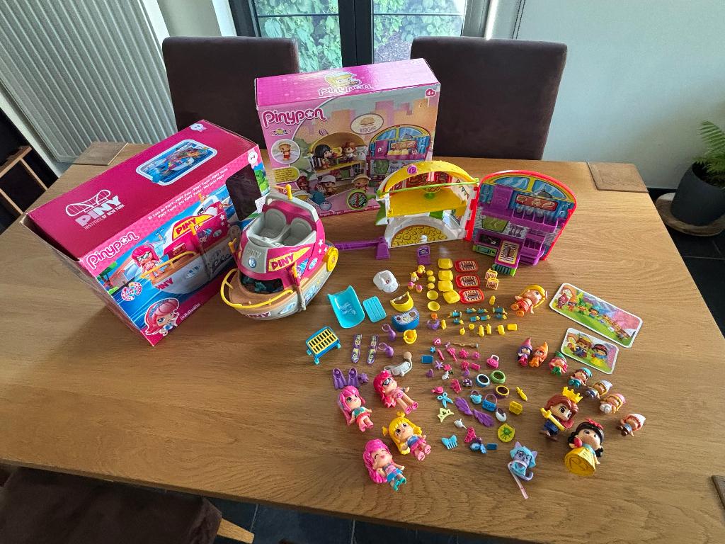 Pinypon jacht, hamburger en extra's, Ophalen, Zo goed als nieuw, Overige typen