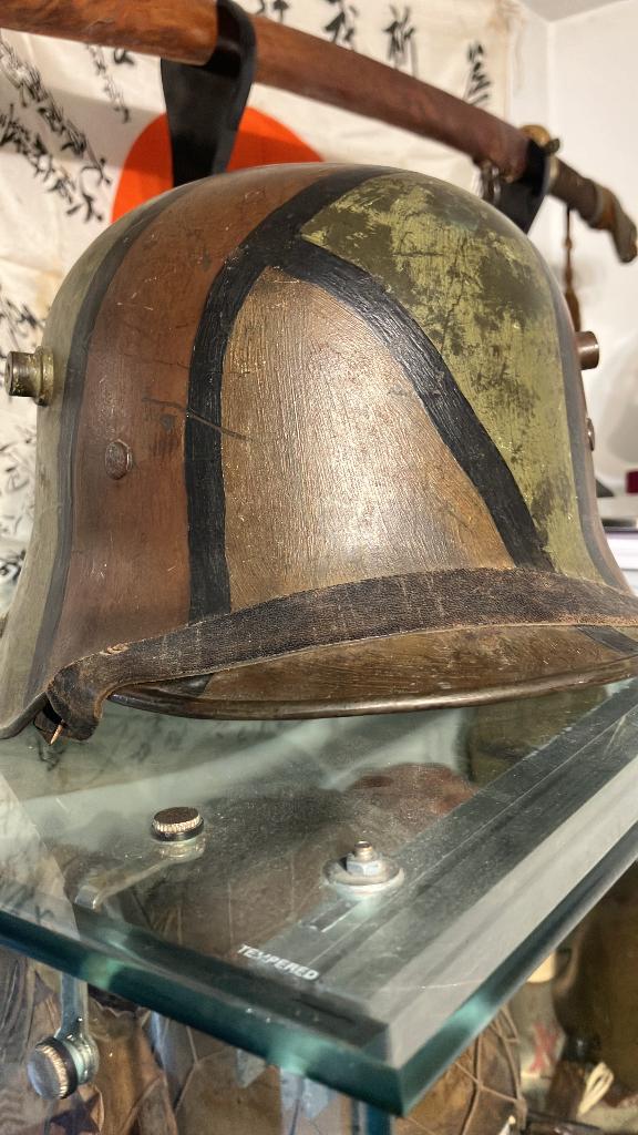 Stahlhelm Duitse camouflagehelm, Ophalen of Verzenden, Overige soorten