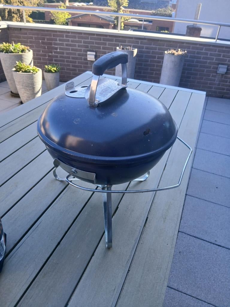 Vuurkorf met kolen, Tuin en Terras, Ophalen of Verzenden, Gebruikt, Met accessoires