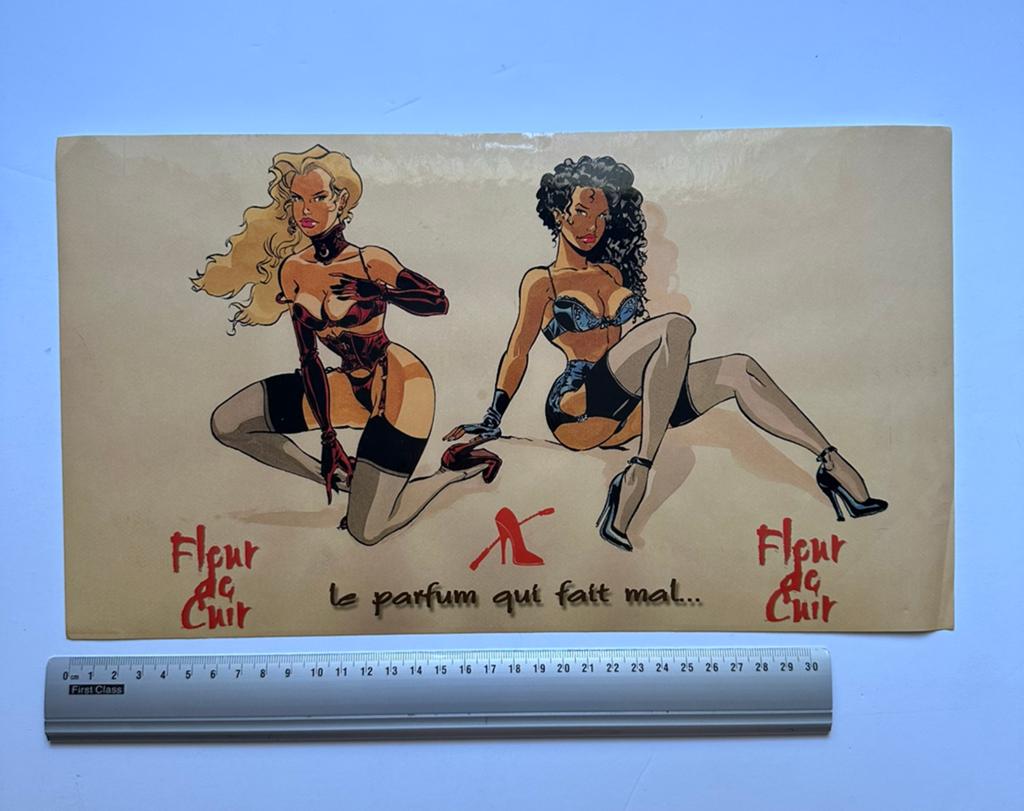 Félix Meynet : autocollant promo Fleur de Cuir, Envoi, Autres personnages, Comme neuf, Image, Affiche ou Autocollant