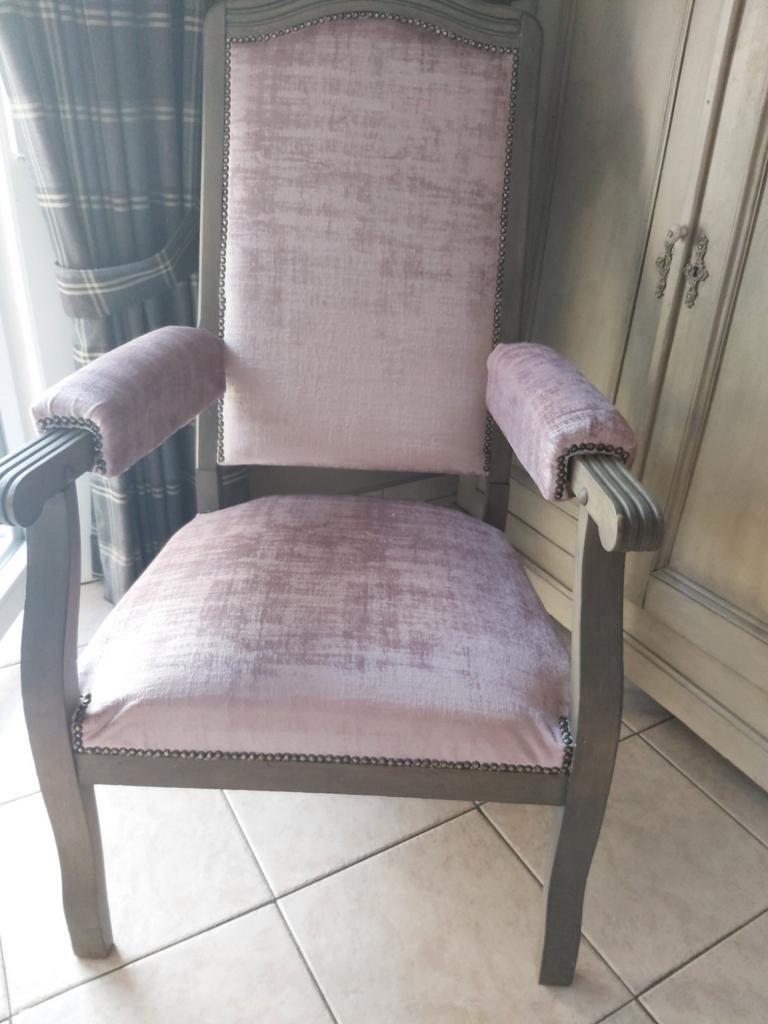 Ancien fauteuil inclinable restauré, Enlèvement