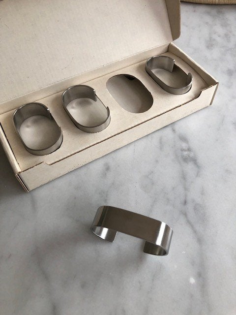 STELTON servetringen (Napking rings), Antiek en Kunst, Kunst | Designobjecten, Ophalen of Verzenden