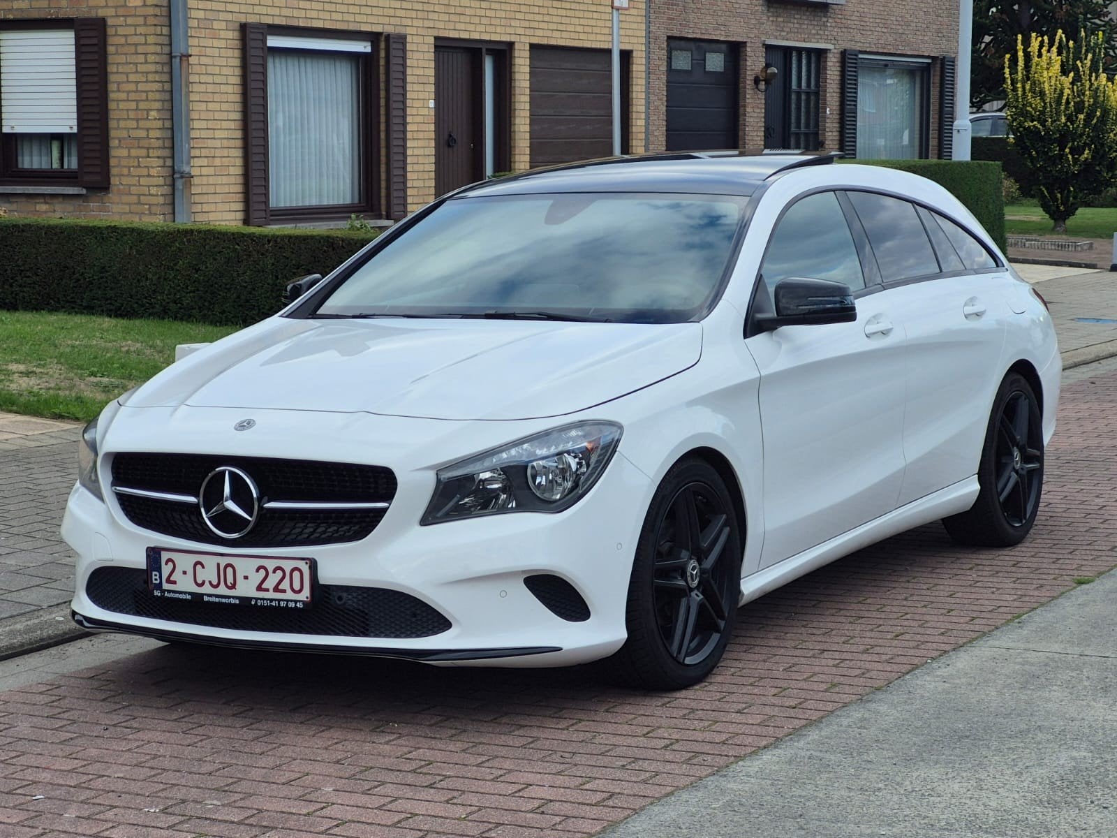 Mercedes CLA 200D Shooting Brake Automaat 2018bj Euro 6, Auto's, CLA, 4 cilinders, Leder en Stof, Wit