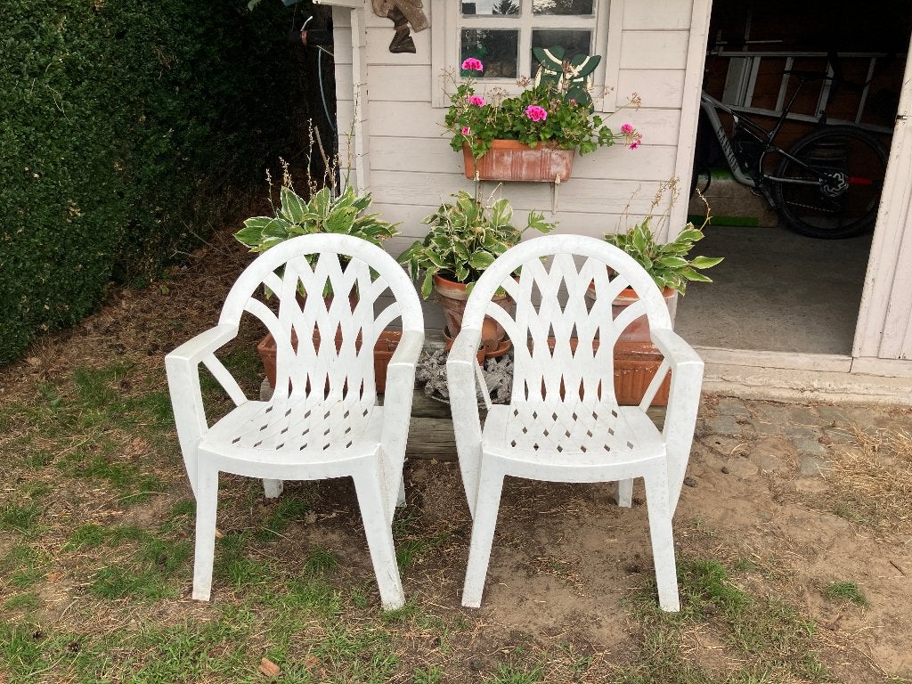 tuinstoel, Ophalen, Zo goed als nieuw, Plastic