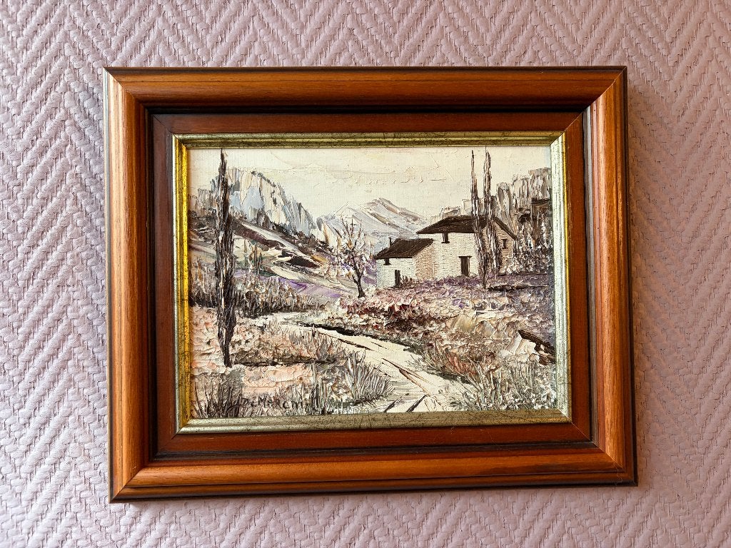 Tableau peinture, Antiquités & Art, Peinture à l'huile, Paysage, Enlèvement, Toile