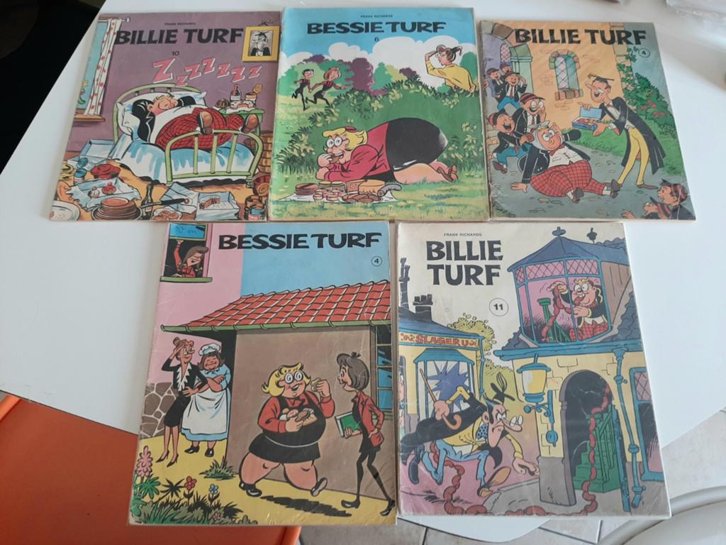 Lot Turf boeken jaren 60 en 70, Boeken, Stripverhalen, Ophalen of Verzenden