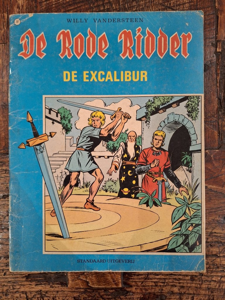 de rode ridder 51: de excalibur, Eén stripboek, Ophalen of Verzenden, Gelezen