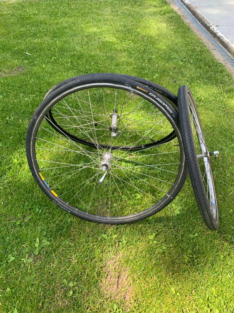 Fiets wielen, Fietsen en Brommers, Ophalen, Zo goed als nieuw