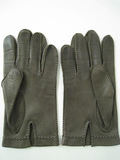 Lederen handschoenen, grijs, heren. In perfekte staat !!, Ophalen, Handschoenen