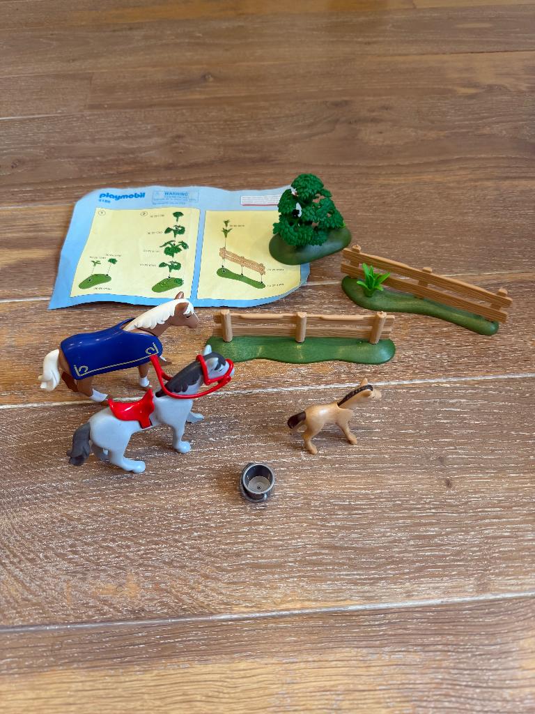 playmobil - paardenfamilie - 4188, Kinderen en Baby's, Ophalen of Verzenden, Gebruikt, Complete set