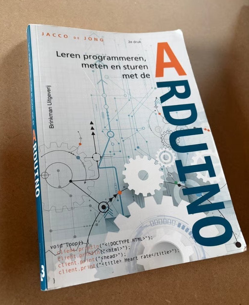 Arduino handboek, Ophalen of Verzenden, Zo goed als nieuw