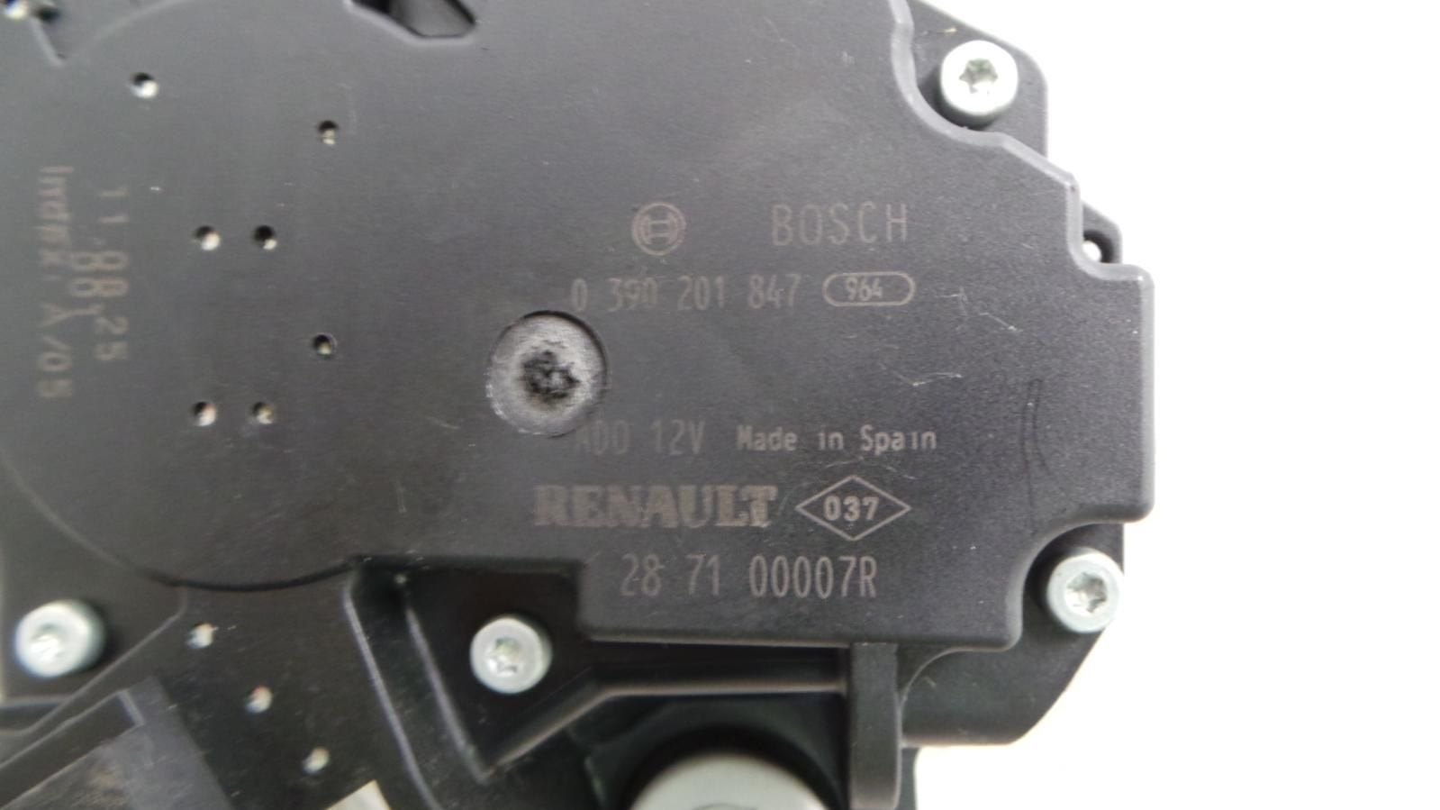 RENAULT MEGANE RUITENWISSERMOTOR ACHTER 2011, Auto-onderdelen, Ophalen of Verzenden, Gebruikt, Stiba lid