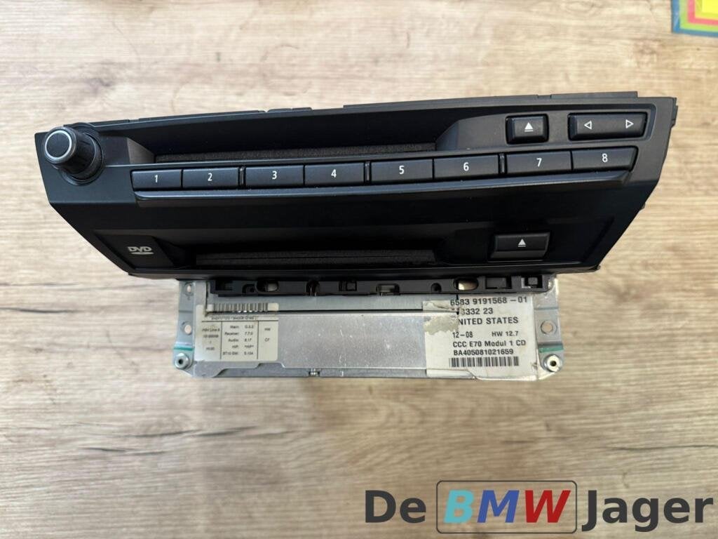 Navigatiesysteem CCC CD DVD BMW X5 E70 X6 E71 65839191568, Autos : Pièces & Accessoires, Enlèvement ou Envoi, Utilisé, BMW, BMW