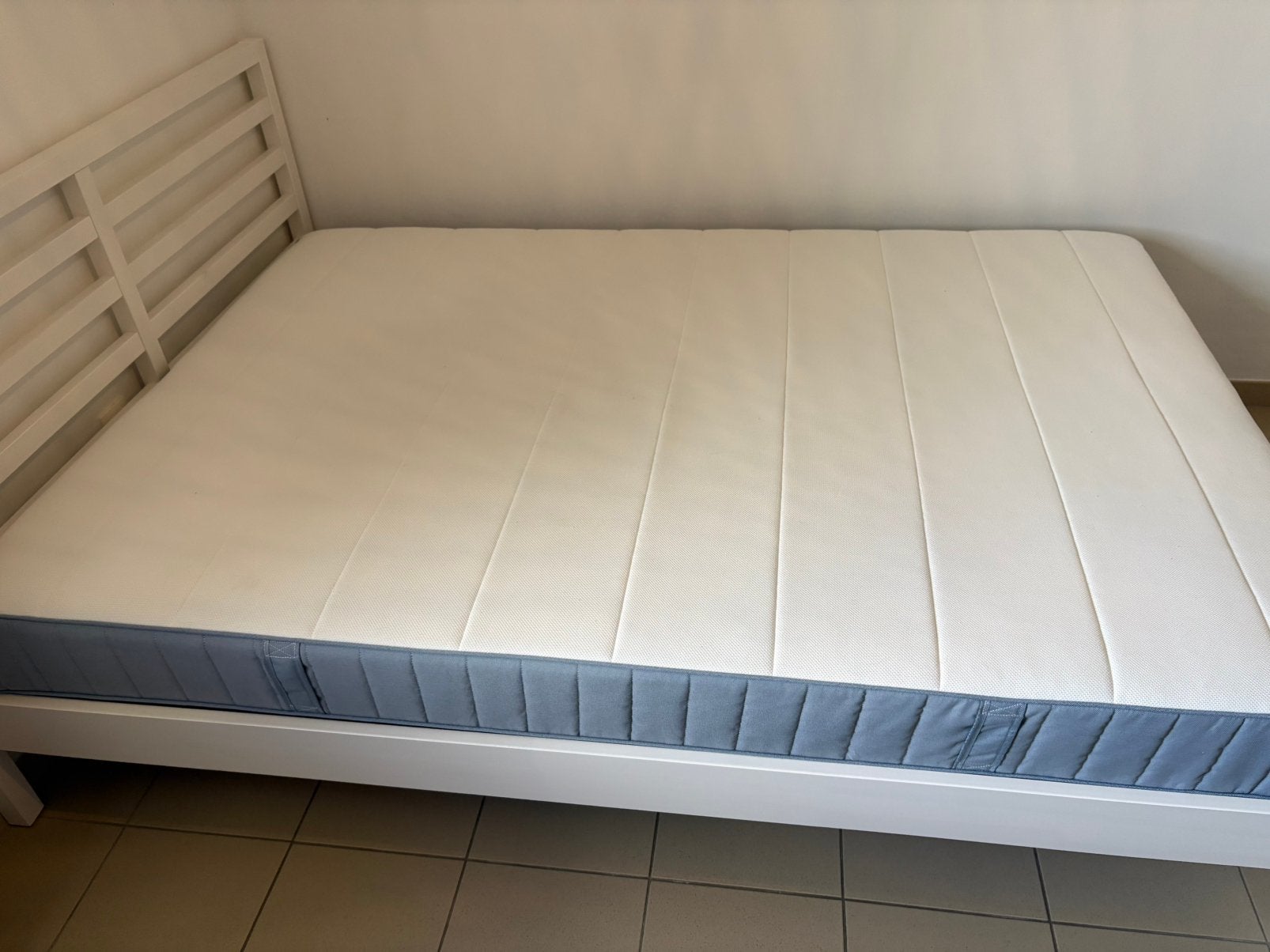 IKEA VESTERÖY pocketveringmatras 140200 cm stevig, Ophalen, Zo goed als nieuw, 200 cm