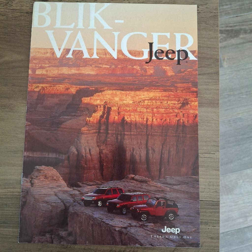BLIKVANGER  JEEP   1996, Boeken, Ophalen of Verzenden, Nieuw, Overige merken