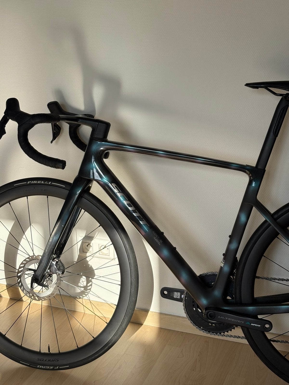 SCOTT Addict RC 10 - Medium met dubbelzijdige powermeter, Fietsen en Brommers, Ophalen of Verzenden, Zo goed als nieuw, Carbon