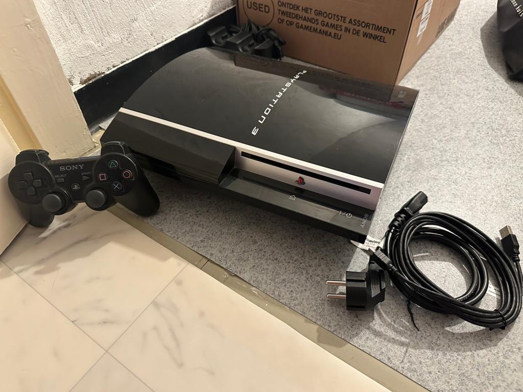 Playstation 3 met controller, Consoles de jeu & Jeux vidéo, Consoles de jeu | Sony PlayStation 3, Enlèvement, Utilisé, Avec 1 manette