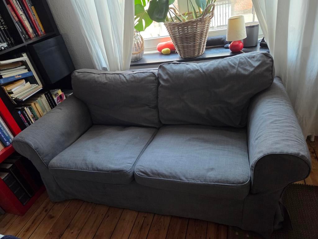 IKEA ektorp bank + zwarte reservehoes, Huis en Inrichting, Zetels | Zetels, Ophalen