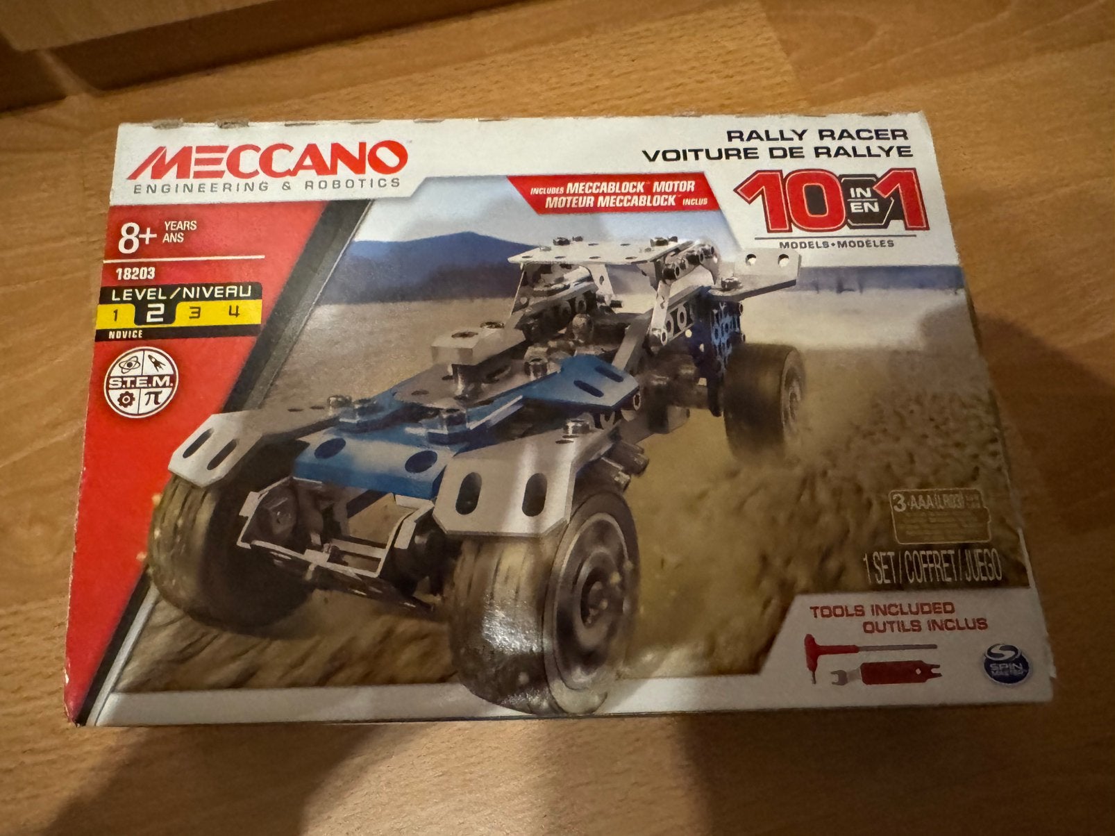 Meccano rally racer 10 in 1 zelfbouwset, Ophalen, Zo goed als nieuw