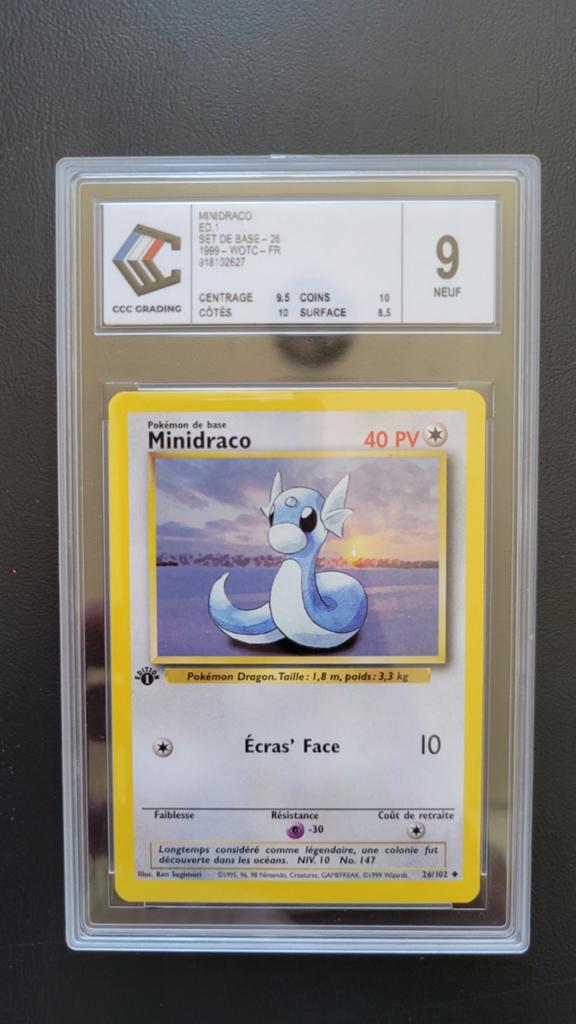 Pokémon CCC 9 Minidraco 26/102 Édition 1 MT  Set de Base, Hobby en Vrije tijd, Verzamelkaartspellen | Pokémon, Nieuw, Losse kaart