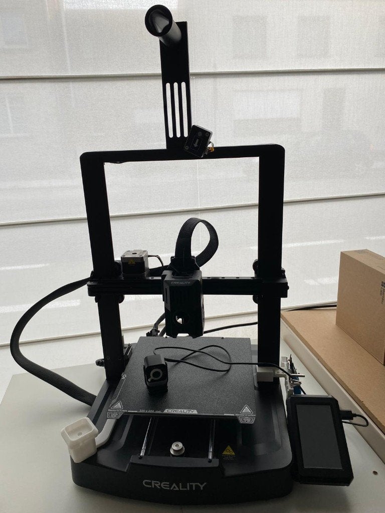 Creality ender 3v3 ke + nebula camera, Computers en Software, Ophalen, Ingebouwde Wi-Fi, Zo goed als nieuw, Filament