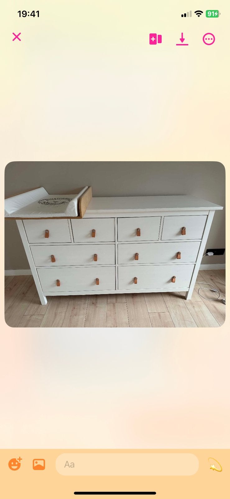 laden kast /baby verzorgtafel, Ophalen, Nieuw, Kast