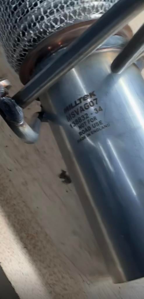 Milltek 3Inch Catless Downpipe voor Golf 7/7.5GTI, Enlèvement, Utilisé, Volkswagen