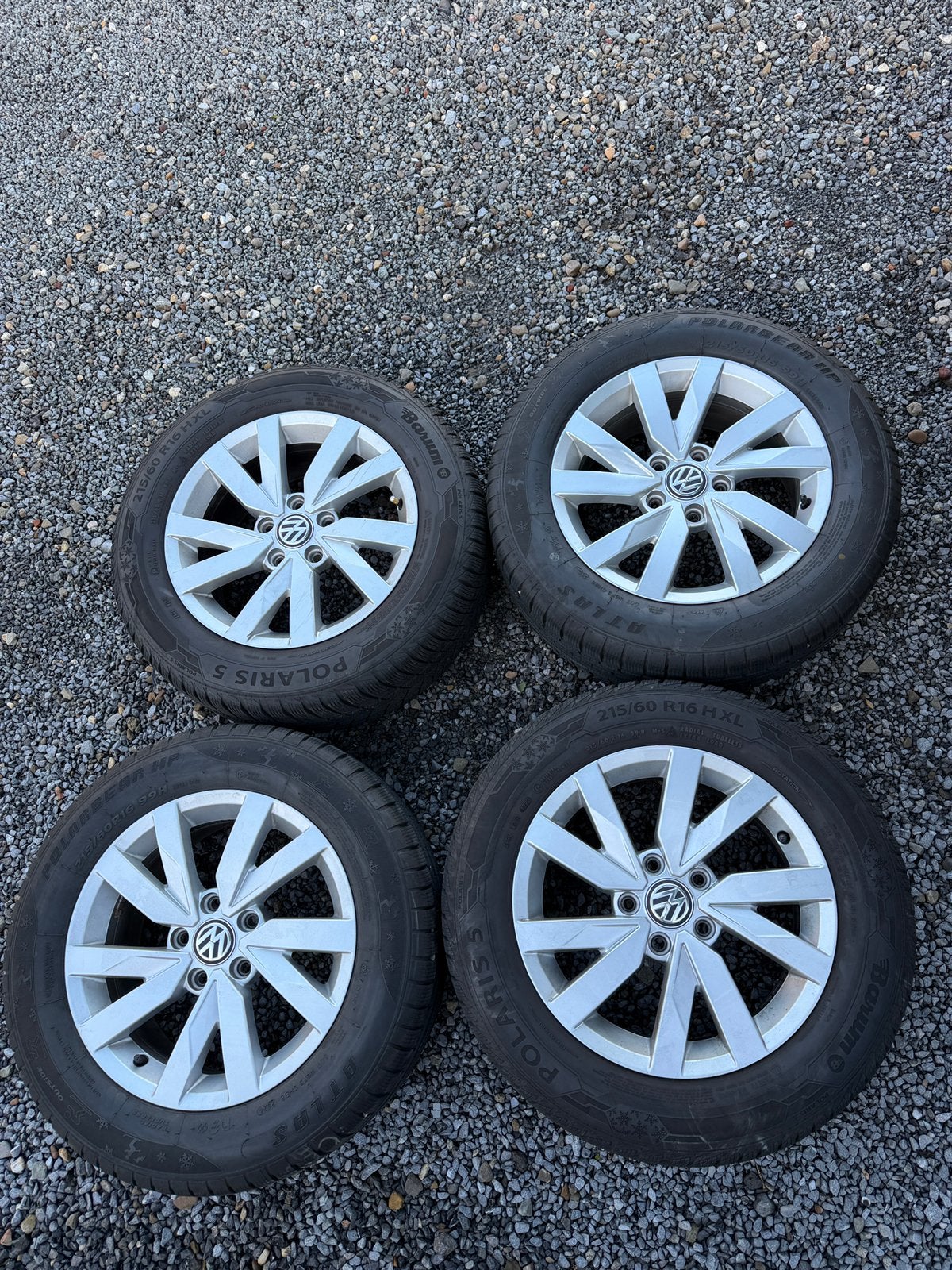 Jantes 215/60/R16 (5x112) Hiver VW T-ROC etc, Autos : Divers, Enlèvement ou Envoi, Comme neuf