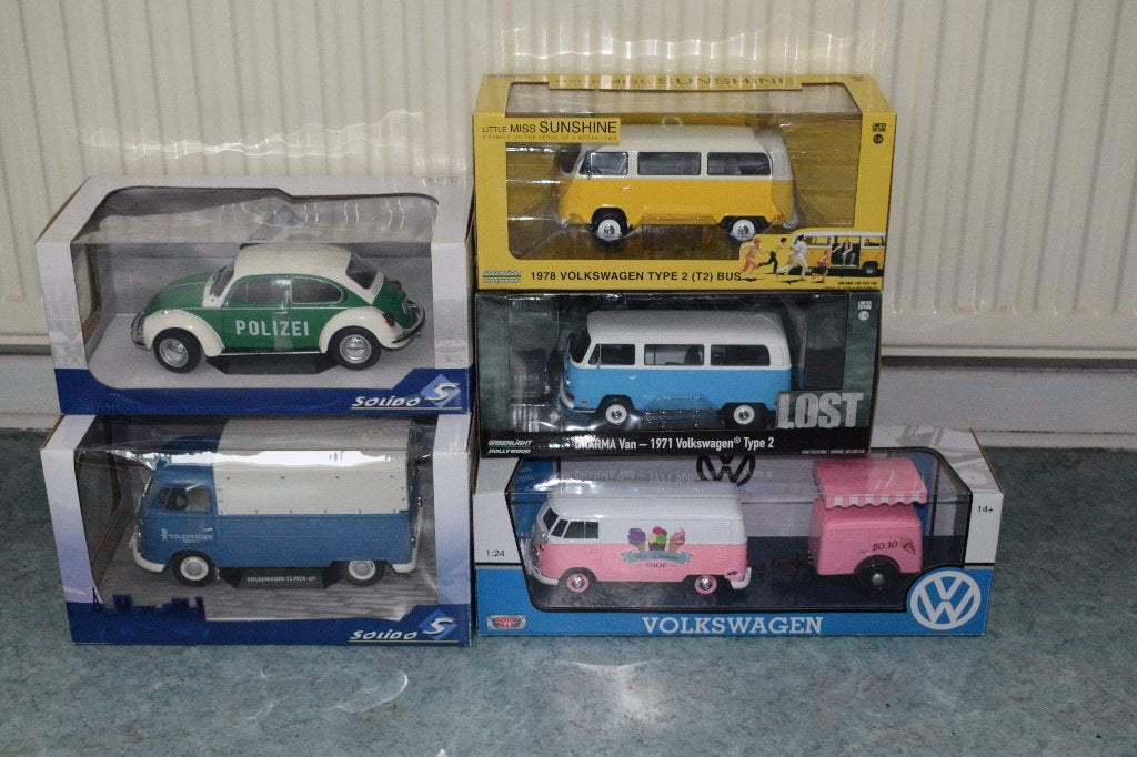 5 miniatures automobile VW volkswagen 1:18 neuf 1:24, Enlèvement ou Envoi, Neuf, Motormax