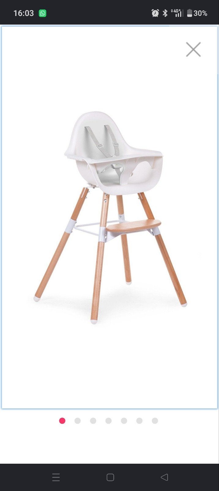kinderstoel, Kinderen en Baby's, Kinderstoelen, Ophalen, Nieuw, Overige typen, Afneembaar eetblad