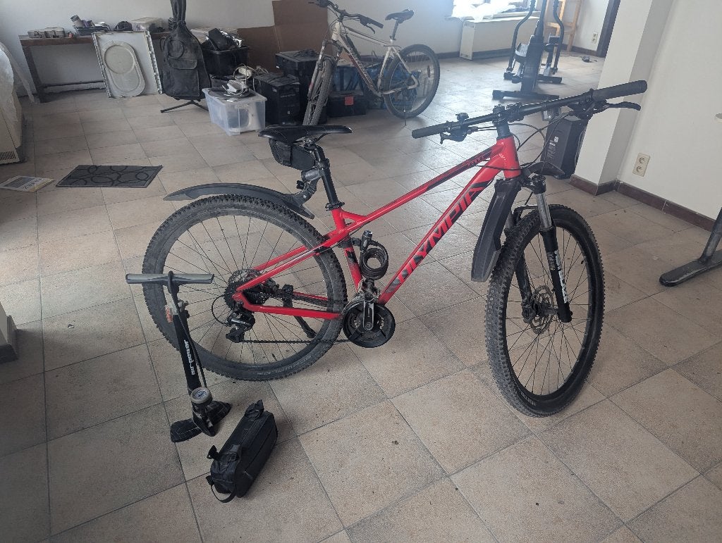 Top fiets Olympia 29inch - tandwielen te vervangen, Gebruikt, Heren, Schijfrem, Ophalen
