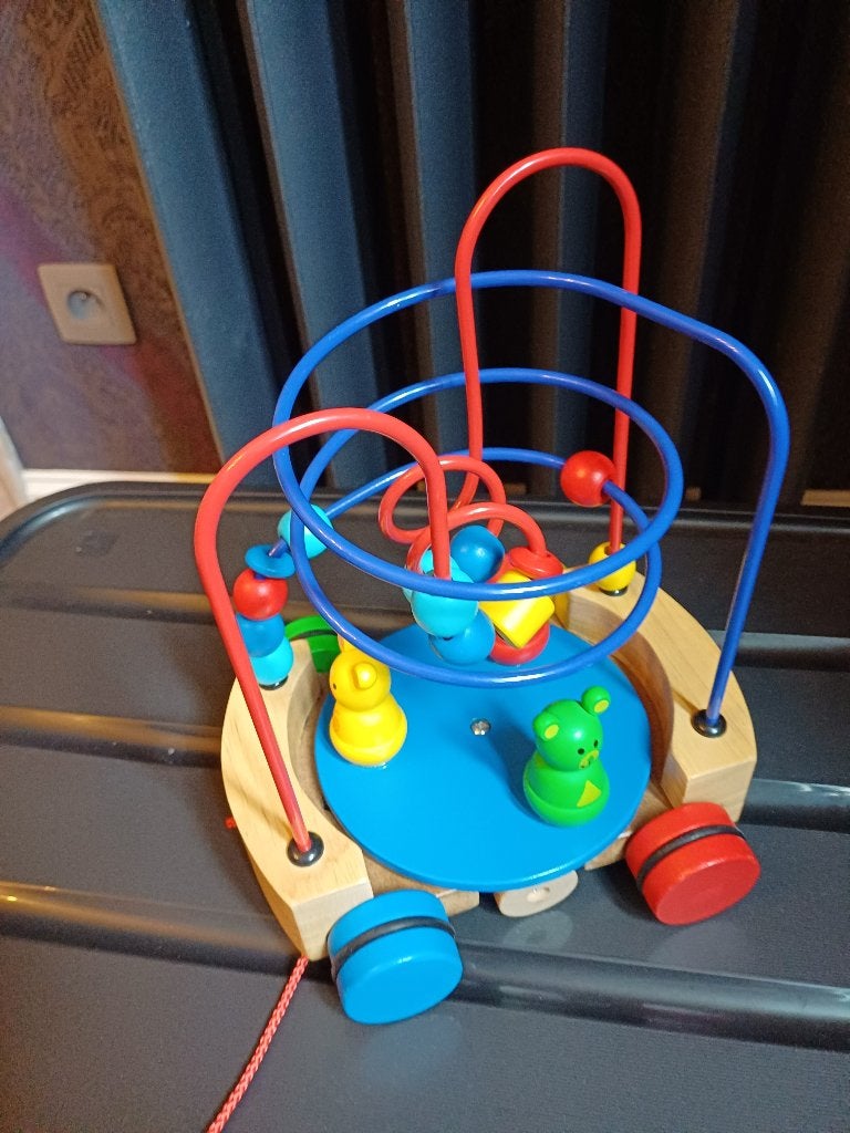 trekspeeltje hout, Ophalen of Verzenden, Zo goed als nieuw, Duw- of Trekspeelgoed