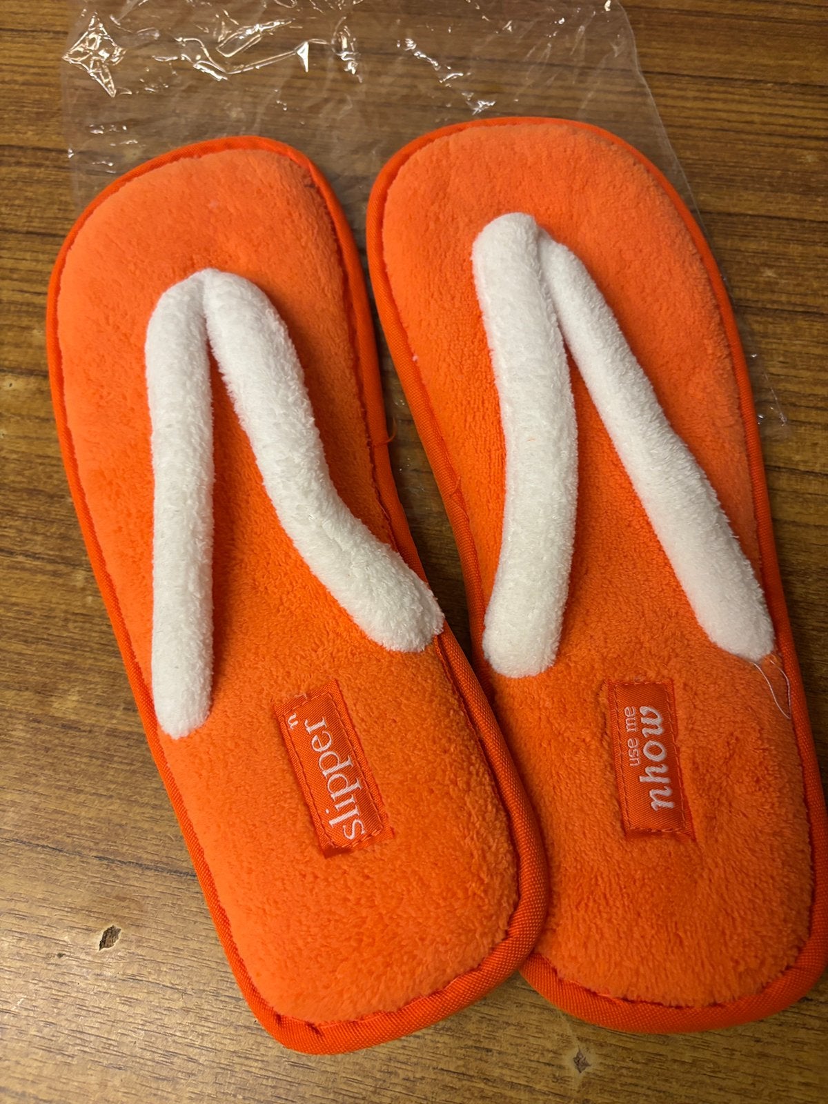 NH oranje slippers - badstof Nieuw!, Kleding | Heren, Slippers, Overige kleuren, Nieuw, Ophalen of Verzenden