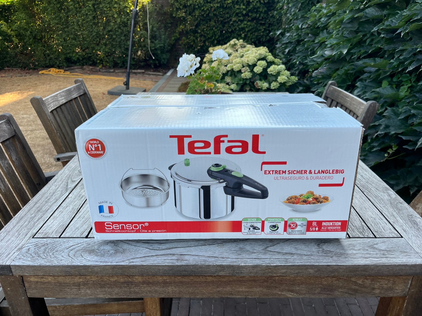 Tefal snelkookpan 8l, Ophalen, Nieuw