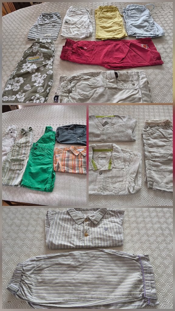 Lot vêtements enfant T. 18-24 mois +/short/salopette/pyjama, Enlèvement ou Envoi, Comme neuf, Garçon ou Fille, Ensemble
