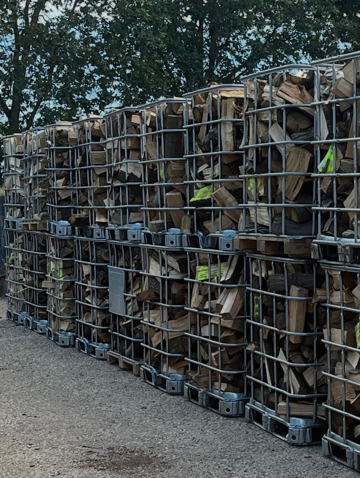 Gekloven Eik, 6 m³ of meer, Ophalen, Eikenhout, Blokken