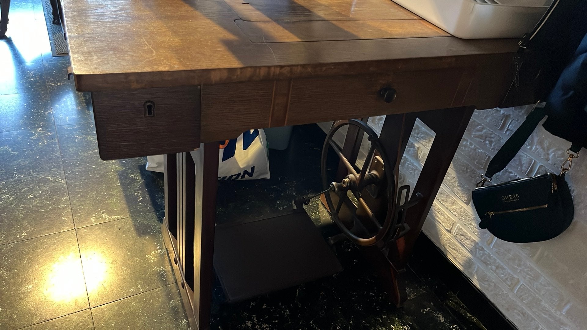 Antiek naaimachine gratis, Ophalen, Gebruikt