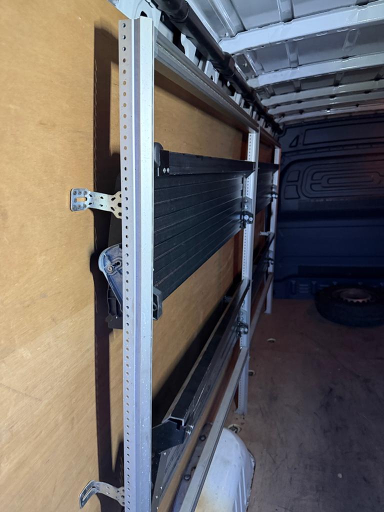 Inklapbare schappen voor bezorgbus (PostNL/DHL/DPD/GLS), Doe-het-zelf en Bouw, Steigers, Zo goed als nieuw, Overige typen, 2 tot 5 meter