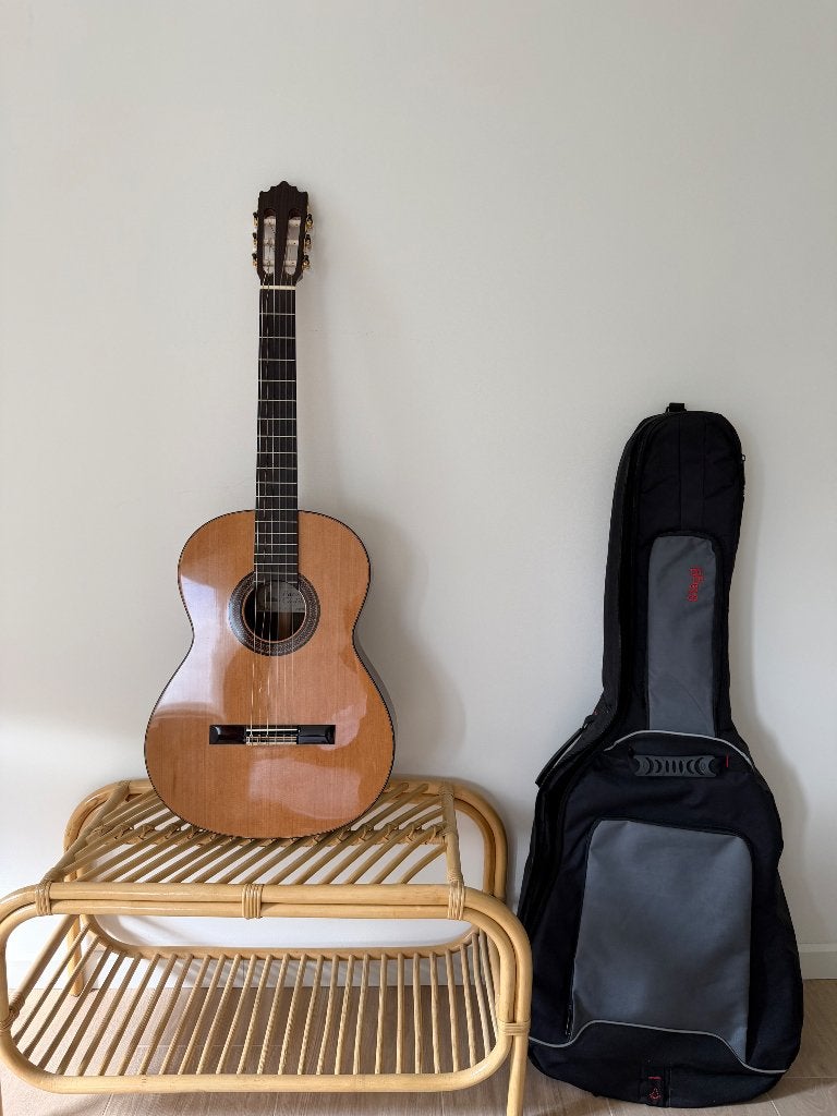 Paco Castillo203 gitaar, Enlèvement, Comme neuf, Guitare classique ou espagnole, Avec valise