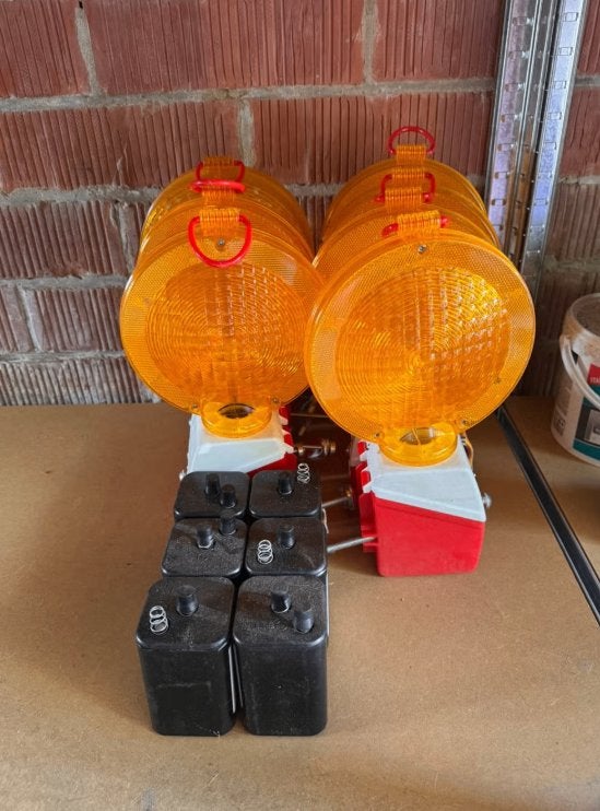 Werf lichten, Ophalen, Zo goed als nieuw, Lamp