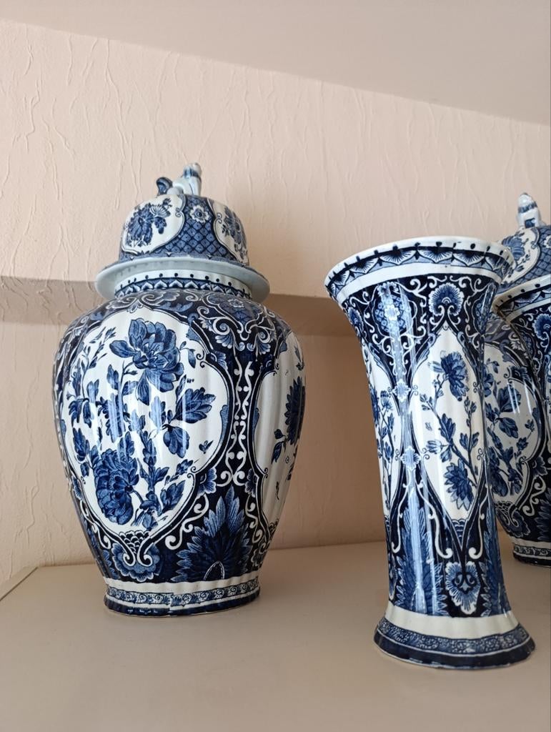 Vase ancien authentique Delft lot de 4, Enlèvement