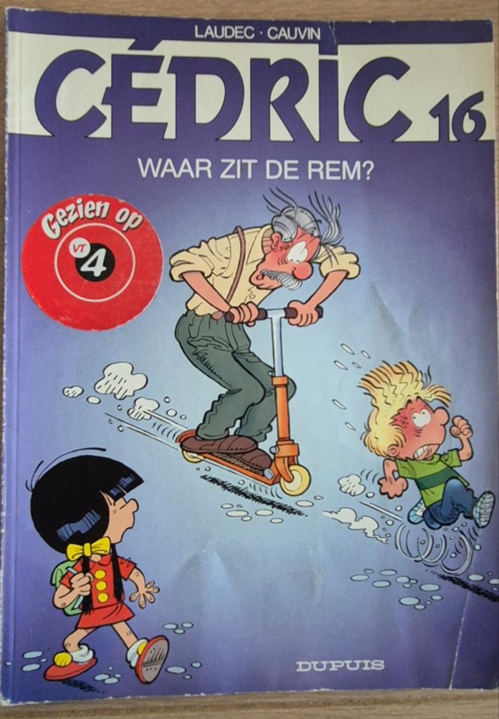 Strips CEDERIC- Waar zit de rem?, Ophalen, R. Cauvin