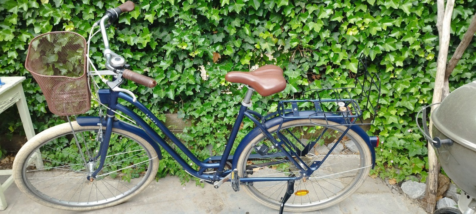 Damesfiets, Ophalen