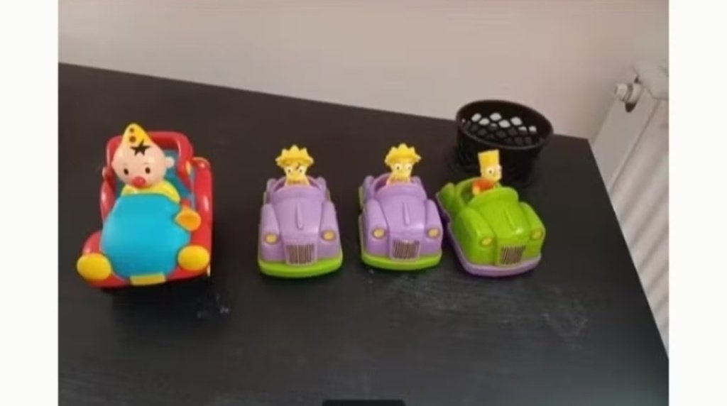 Speelgoed autootjes the simpsons, Ophalen, Gebruikt