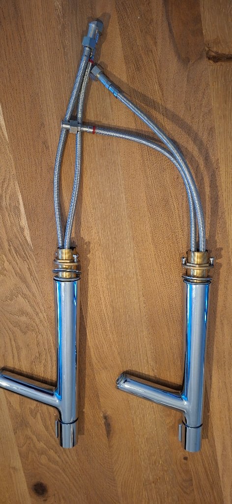 Kraan hansgrohe, Doe-het-zelf en Bouw, Ophalen, Zo goed als nieuw, Chroom, Kraan