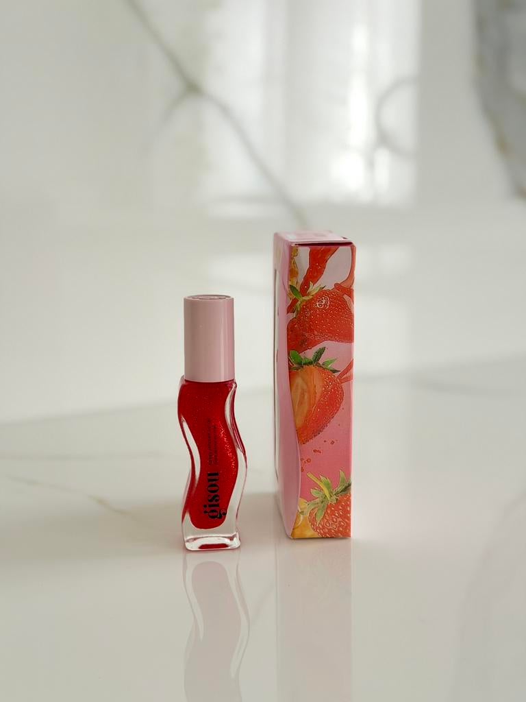 Gisou Strawberry Sorbet Lippenbalsem Lipgloss Lipolie, Lippen, Nieuw, Ophalen of Verzenden, Make-up