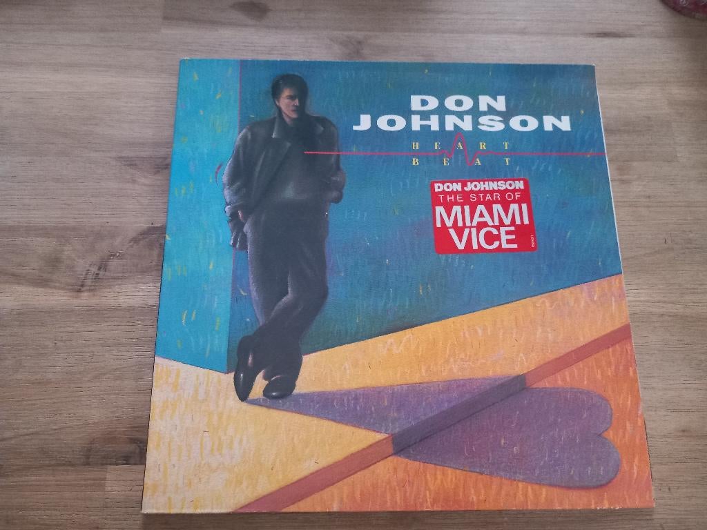 Vinyl LP Don Johnson Heart Beat Pop 80s Synth Eighties, Enlèvement ou Envoi, 12 pouces