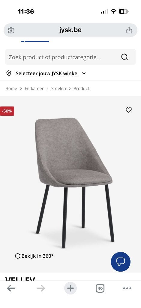 Nieuwe stoelen, Maison & Meubles, Neuf, Autres couleurs, Deux, Enlèvement
