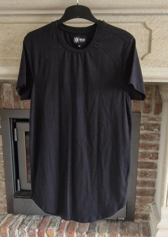 T-shirt pour homme KM - Coolcat - taille M - noir - NOUVEAU, Neuf, Coolcat, Taille 48/50 (M), Noir